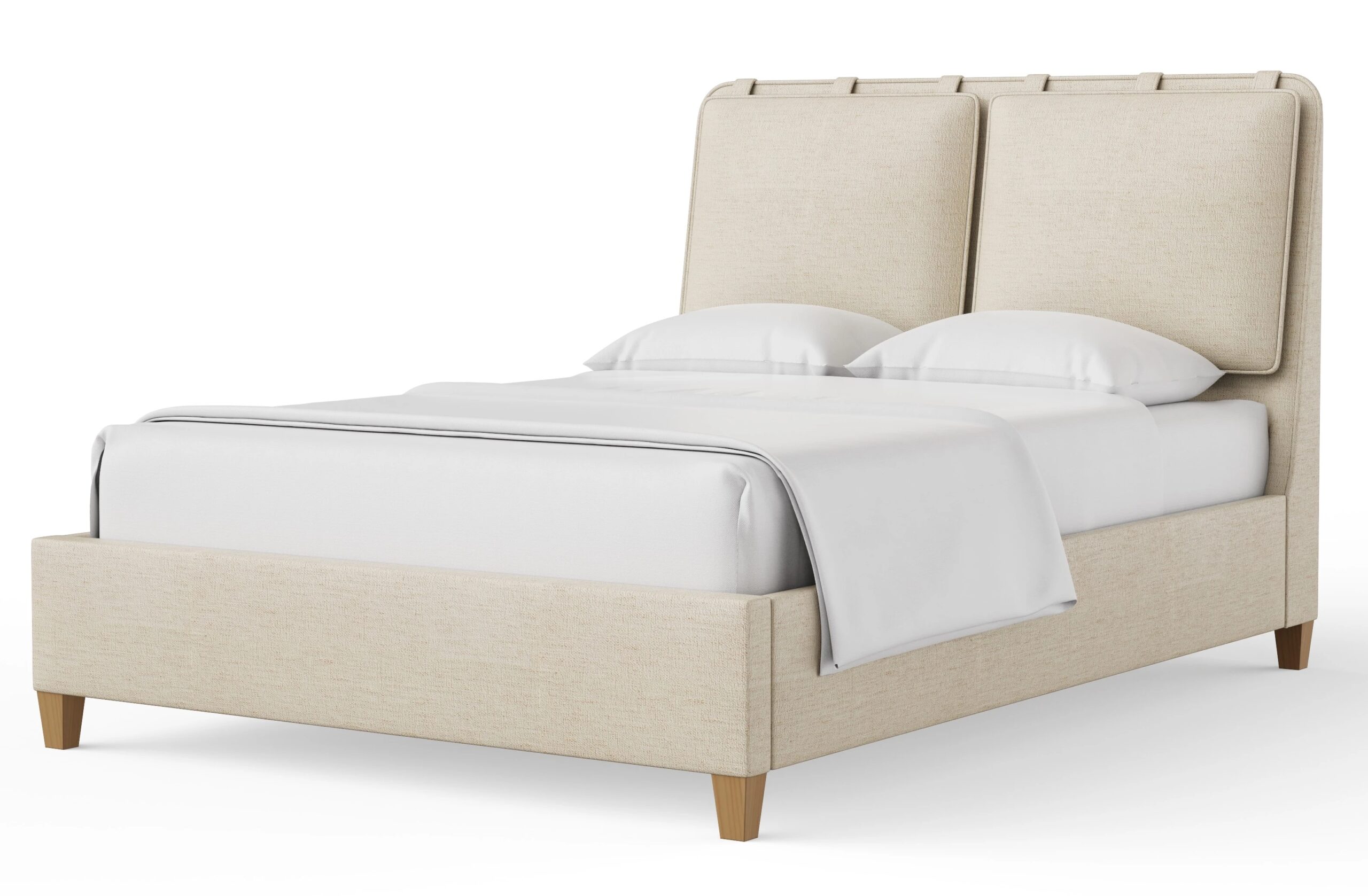 4fbd64dcf66d018a353bbf07fc08ec95 King Uph Bed-Sandstone - Image 1