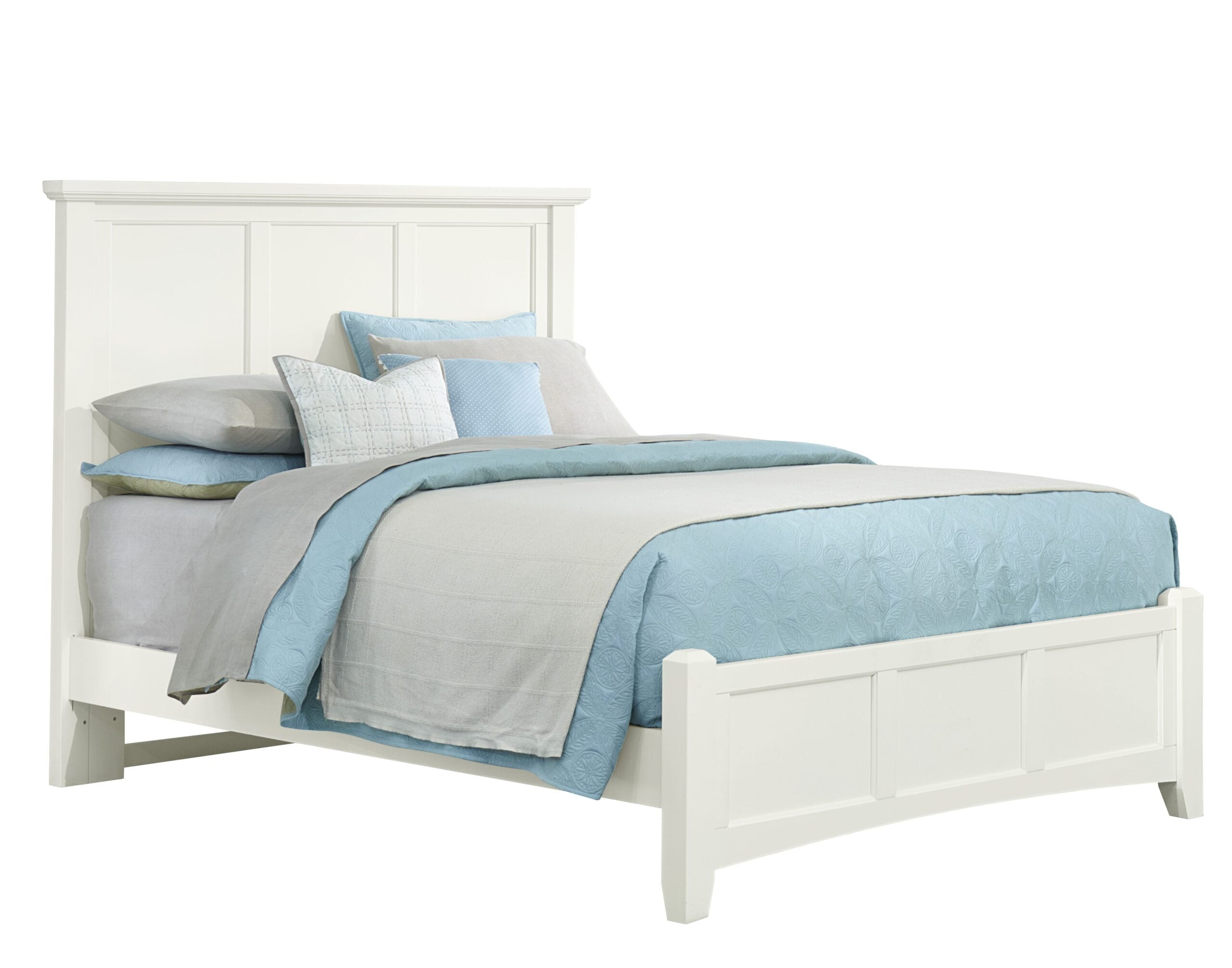 95596cea96df3a970d177a9b6848f37b Bonanza Full, Queen & King Mansion Bed - White Finish - BB29-668/866/922/MS1 - Image 1