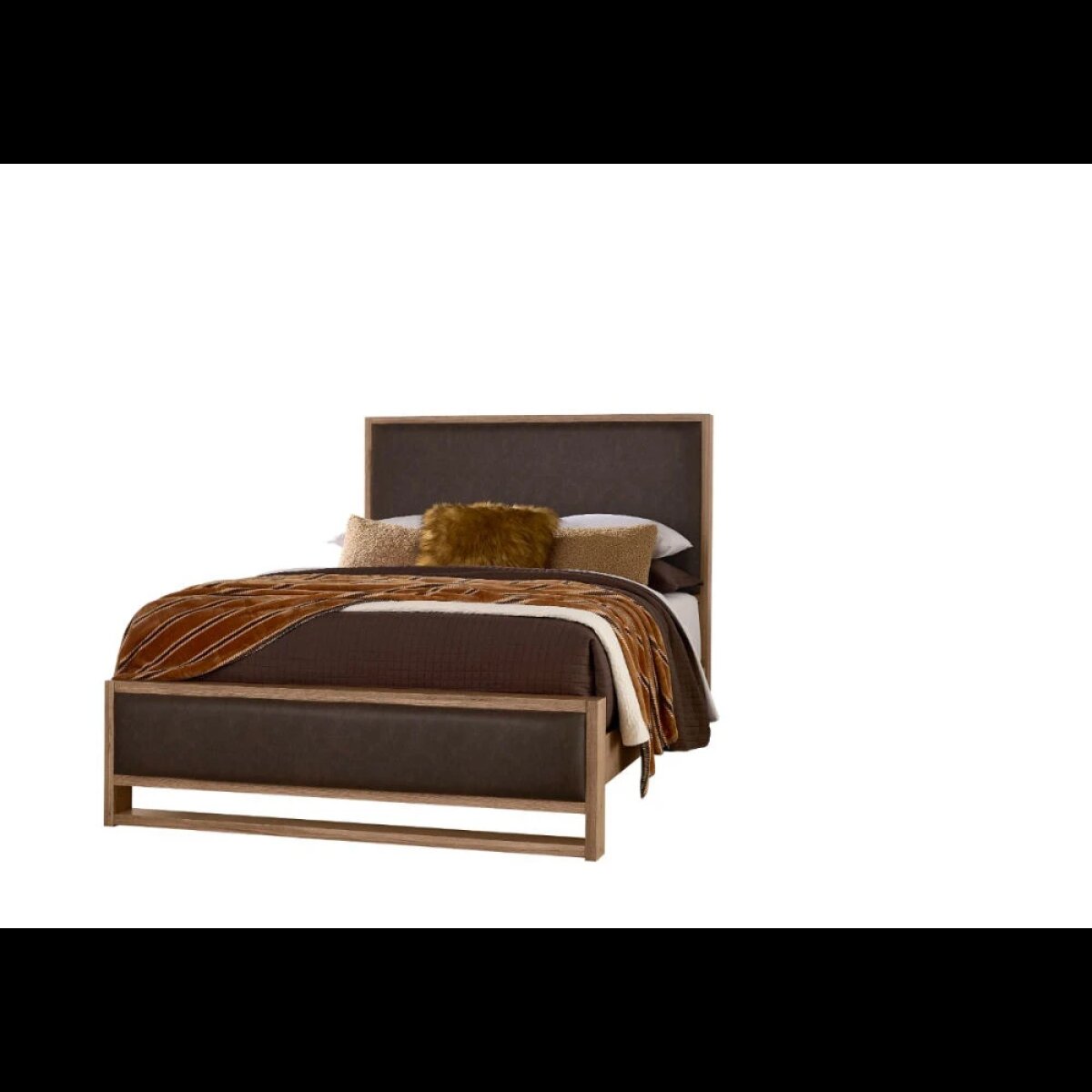 0ac9daa5d42b62daf0d0c6d7dcd03606 Lodge & Loft Queen Upholstered Bed - Sedona Brown - 842-551Y-155Y-922 - Image 1