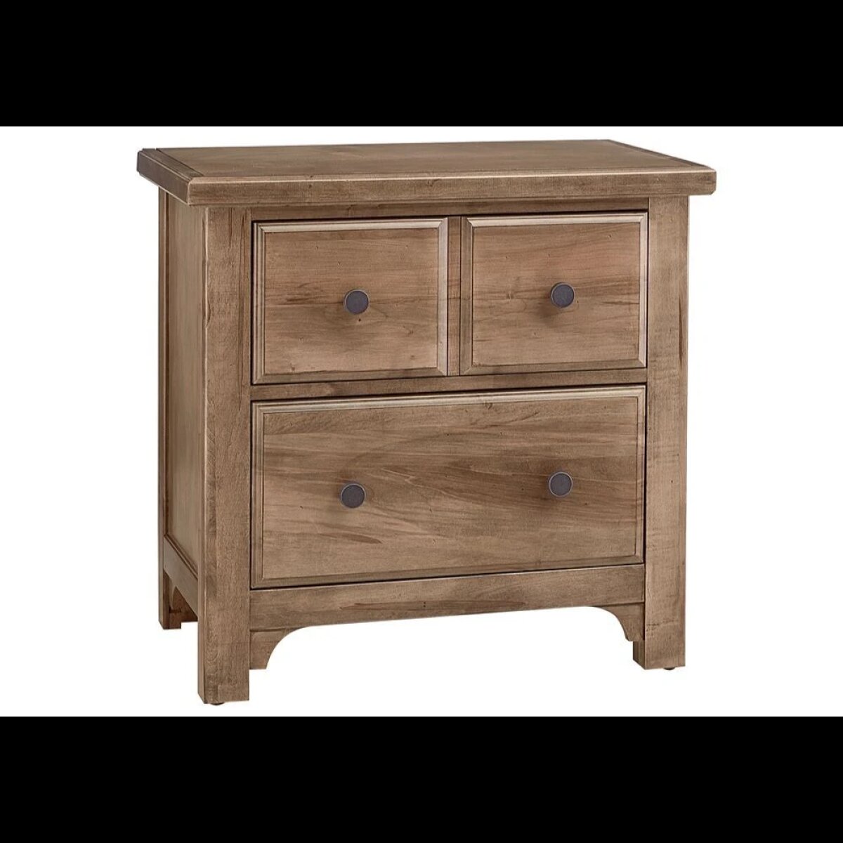 1147a4c3486b8ff2f81d03a660853e7d Cool Farmhouse Night Stand - 2 Drawer - 800-227 - Image 1