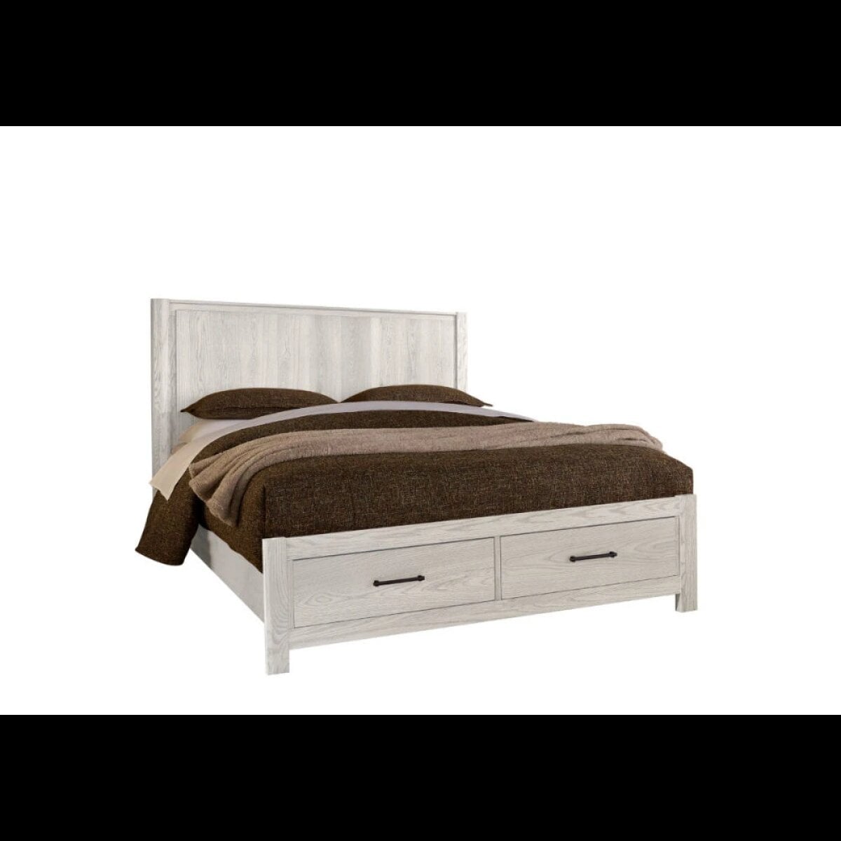 1cd7df9bfd2e00a975f196c365fbe703 Lodge & Loft King Radius Poster Bed With Footboard Storage - 844-668-066B-502-666 - Image 1