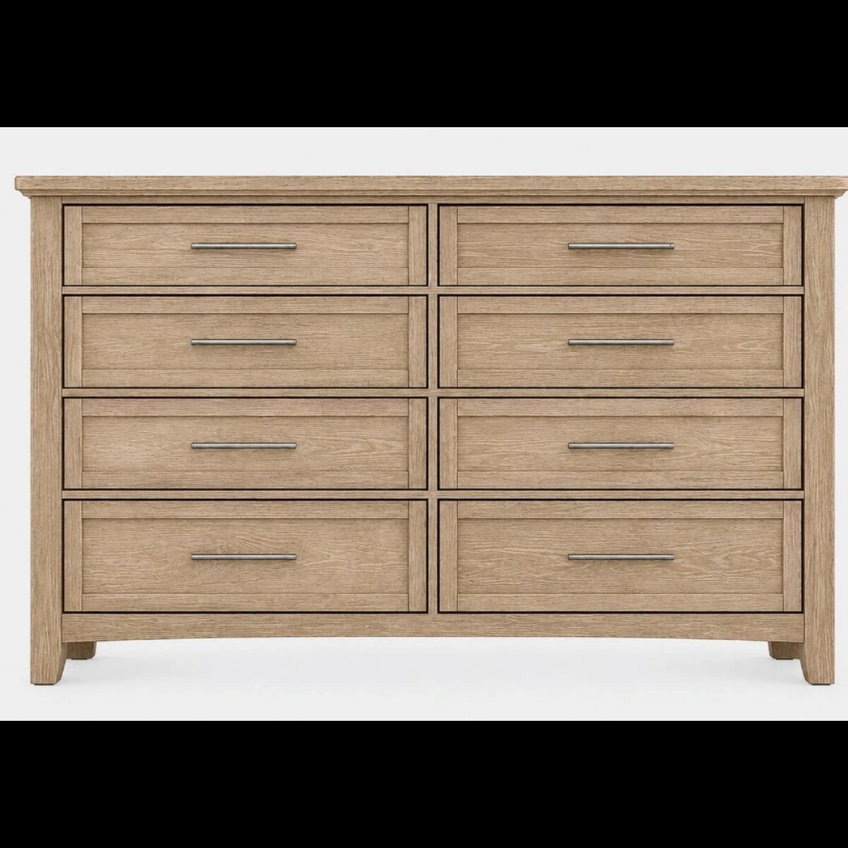 245d2f979de4e9b870920cf97fdc30b5 Jamestown Oak Triple Dresser - 8 Drwr - BB31-002 - Image 1