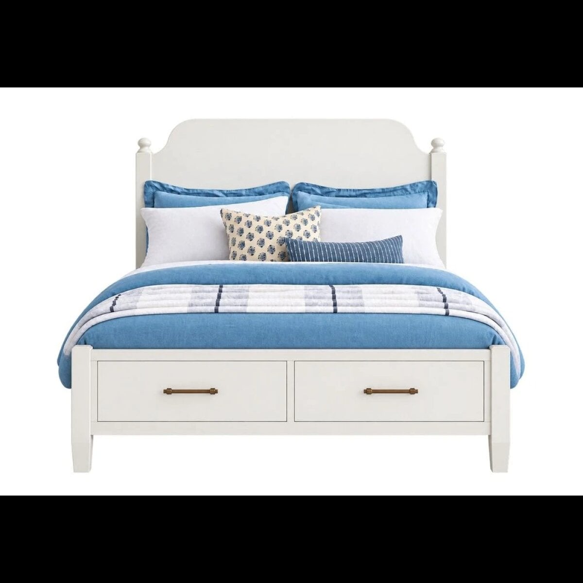 275b72cd3e1206d2010e4855e0a53493 Pure Maple King Poster Storage Bed - 184-669-066B-502-666T - Image 1