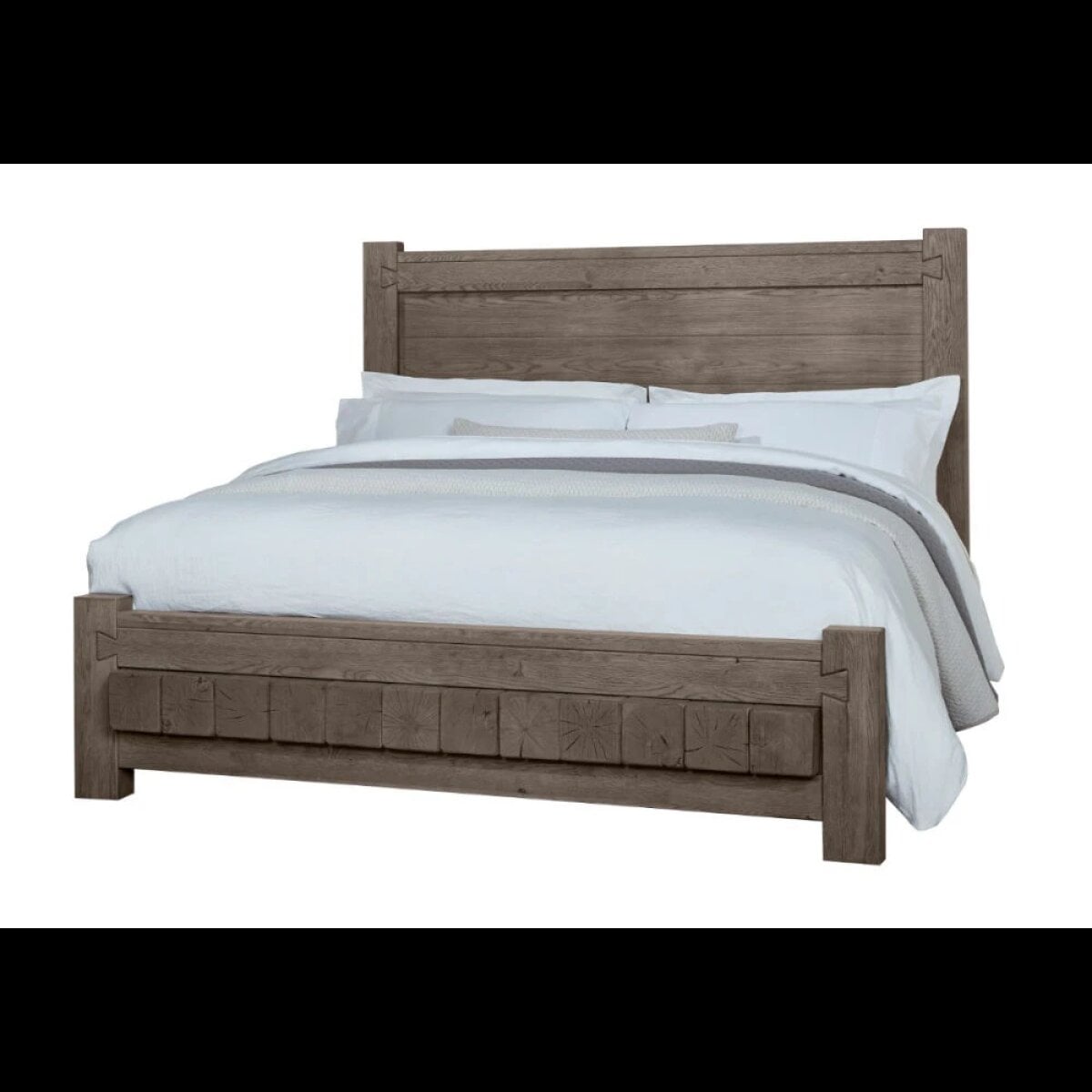 3249e0b8fde965fa49b29a88f32cdce6 Dovetail Bedroom Queen Poster Bed With 6x6 Fb - 751-558-155-922 - Image 1