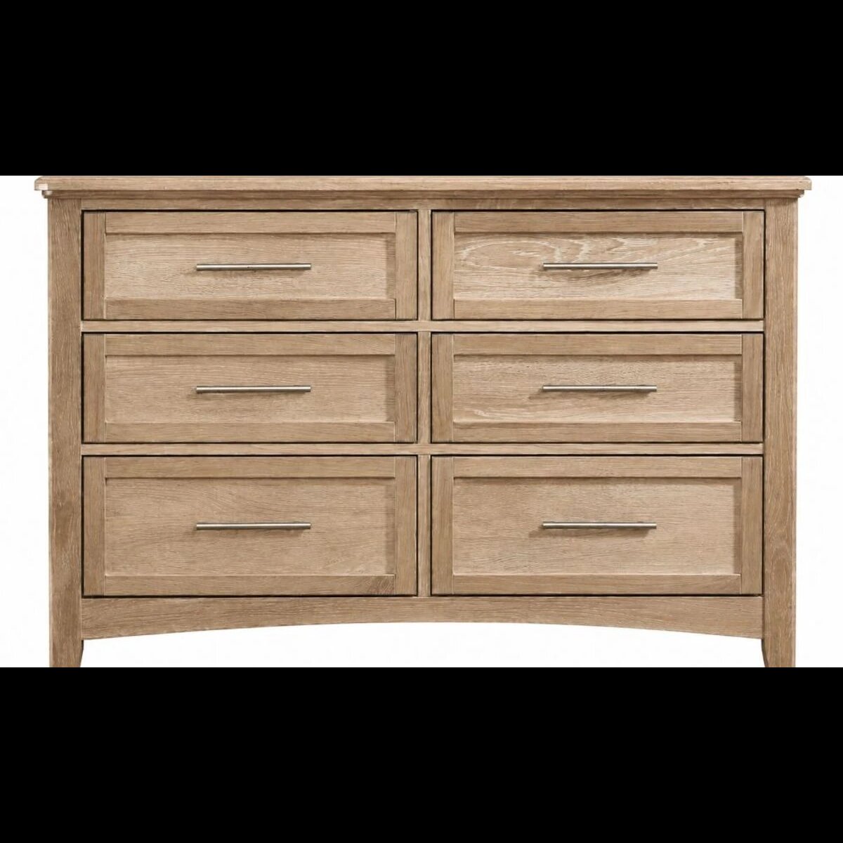 3d6cd0d3ad2de66a7a4ff33977044b22 Jamestown Oak Double Dresser - 6 Drwr - BB31-001 - Image 1