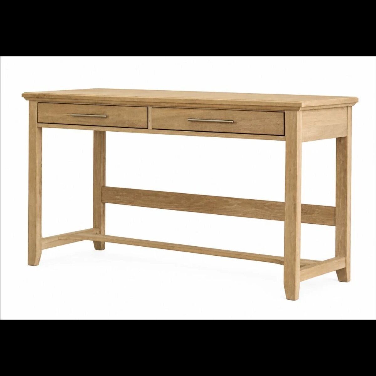 43215dd3e47de0c09920db9738e0ffe5 Jamestown Oak Desk W/ Charging Station - BB31-779 - Image 1
