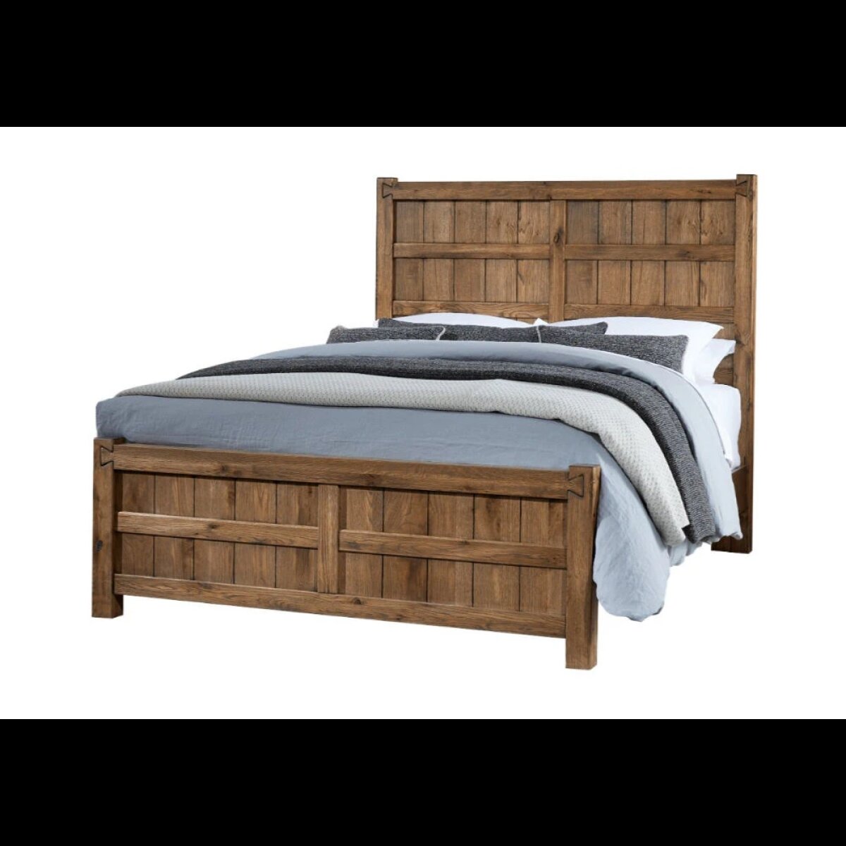 5f2fa32b72fcf033cddf45a21dfe5938 Dovetail Queen Board & Batten Bed - 752-559-955-922 - Image 1