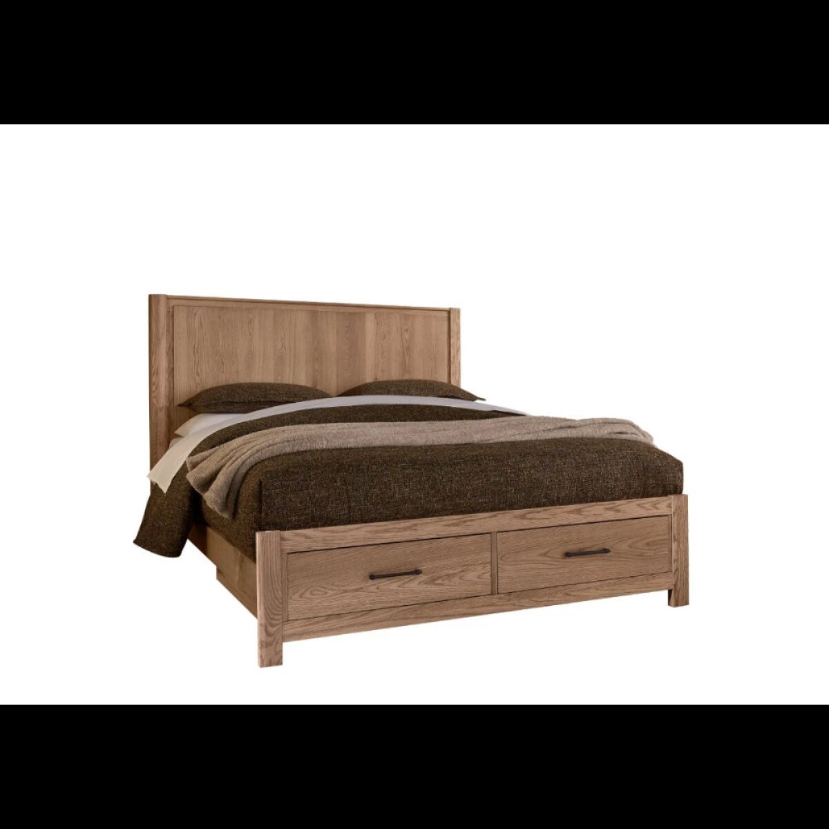 5f34ac0ce8ab747dceb4712786be3288 Lodge & Loft King Radius Poster Bed With Footboard Storage - 842-668-066B-502-666 - Image 1