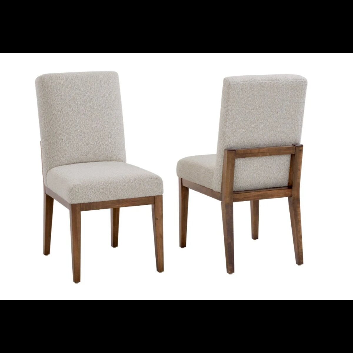 645dec9598f0c86d26bb3c009401d37f Crafted Cherry Dining Upholstered Side Chair Oatmeal Fabric - 151-030B - Image 1