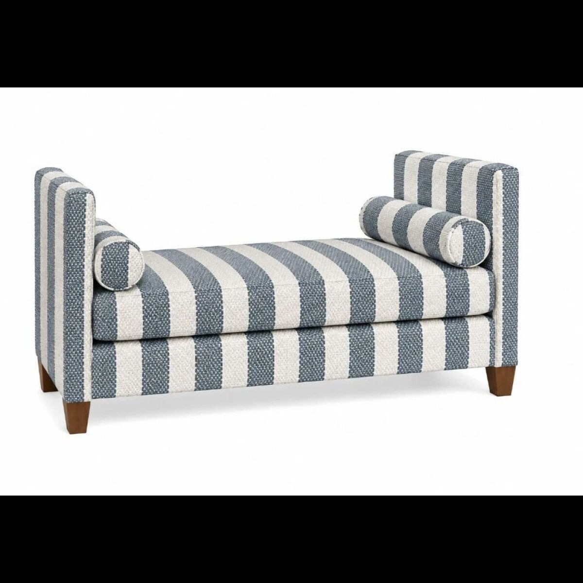 70eb822bd90aa66f240310d617fb33ab Tide & Timber Blue Stripe Uph Daybed - 830/831/833/834/835-303S - Image 1