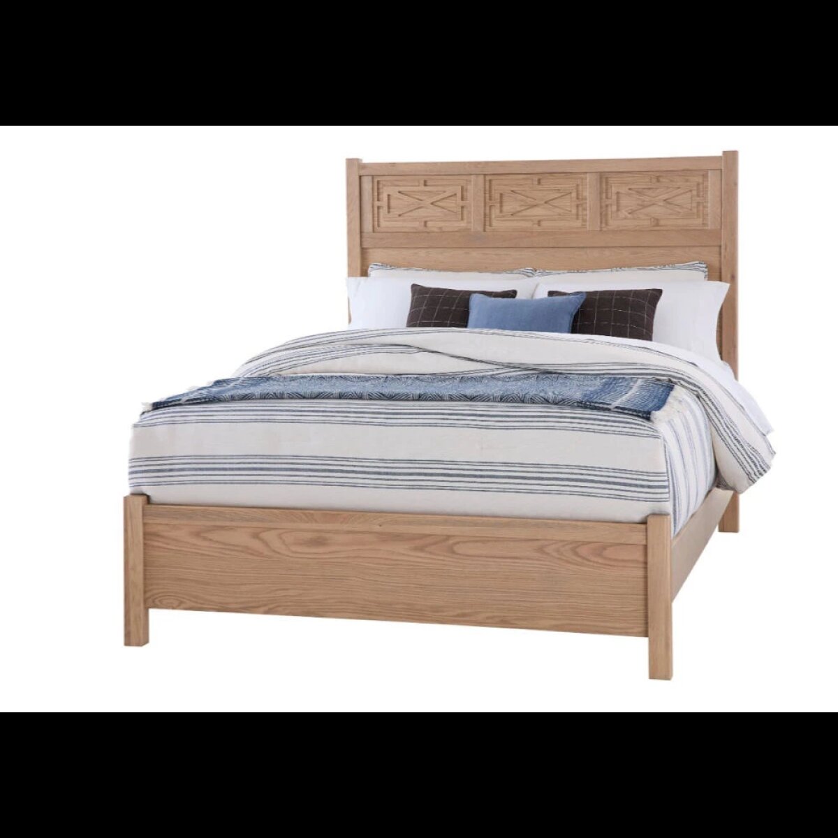 77d1d46f0979c2e51da2f5366e0d4e24 Tide & Timber King Fretwork Bed - 830-667-766-922-MS1 - Image 1