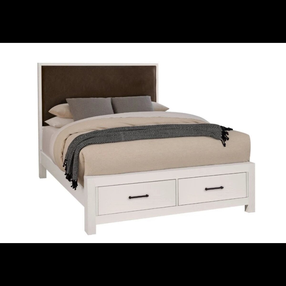 791541b661cb5cc0bec8d1d70c2ce77a Lodge & Loft King Upholstered Storage Bed - Sedona Brown - 844-661Y-066B-502-666 - Image 1