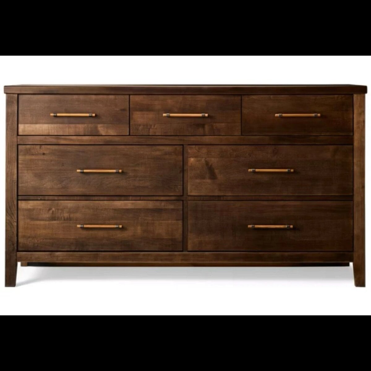 799b317fc7a0f295b393dc4c59be62e1 Pure Maple Dresser - 7 Drawer - 180-003 - Image 1