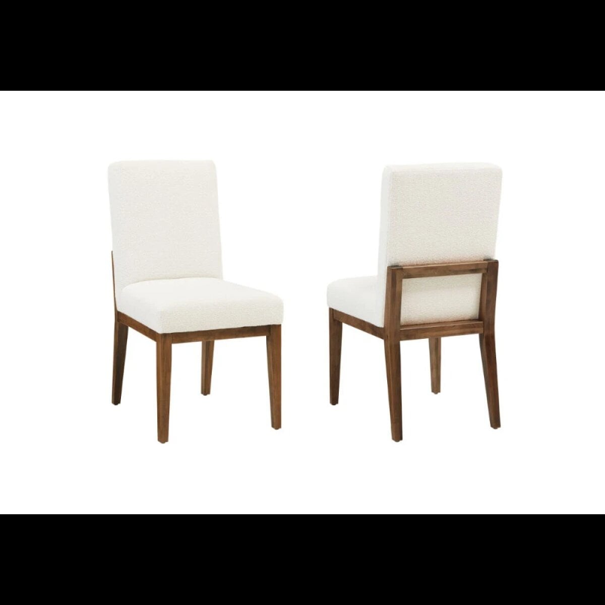 88133eb9d27613f737869ca7d8aa3b0f Crafted Cherry Dining Upholstered Side Chair White Fabric - 151-030A - Image 1