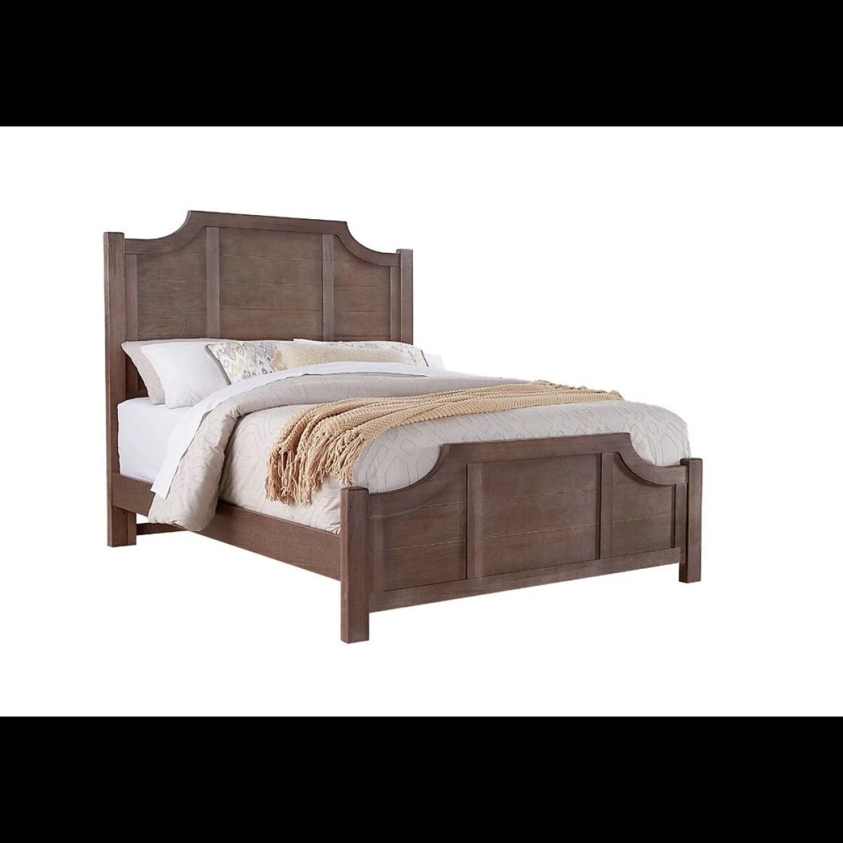 aea614cbca2fb24a1733cb2cd38f961e Maple Road Queen Scalloped Bed - 117-557-755-722 - Image 1