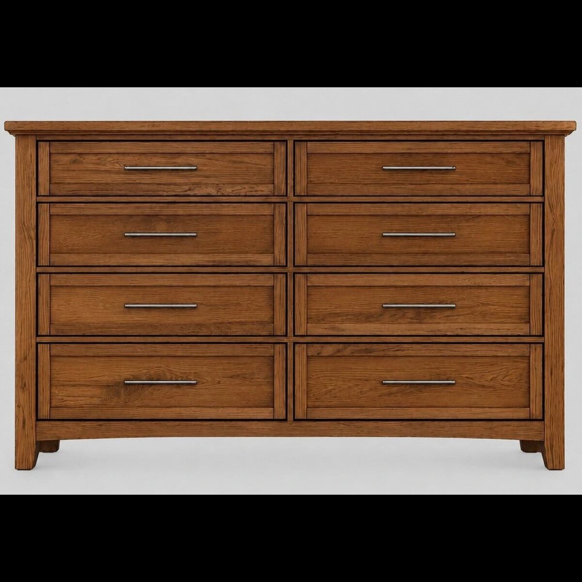 b03ac7947eb2b18b4ecbdc009a161be6 Jamestown Oak Triple Dresser - 8 Drwr - BB30-002 - Image 1