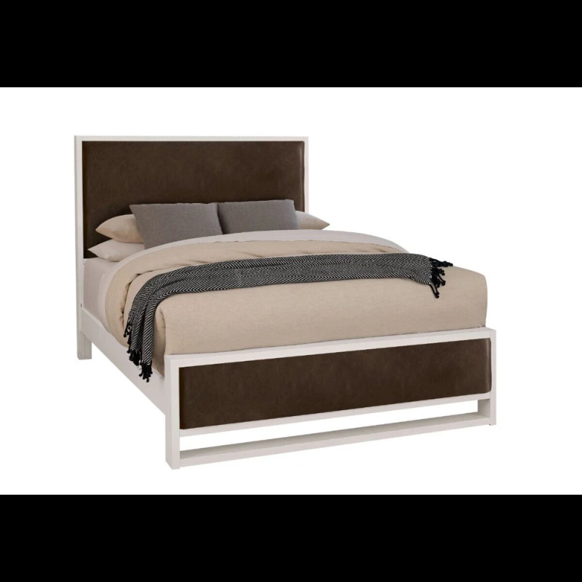bf795ba20ccb3cb16e39a49ad0cc8104 Lodge & Loft Queen Upholstered Bed - Sedona Brown - 844-551Y-155Y-922 - Image 1