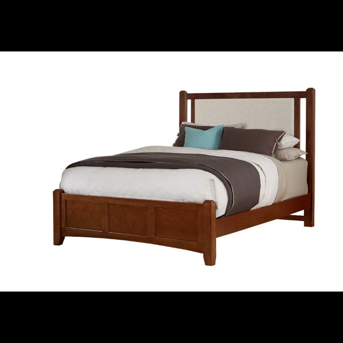 c923a128a1956366c3d0e973a7a3fa4c Bonanza California King Grey Upholstered Bed - BB28-661-064-866-944-MS1 - Image 1