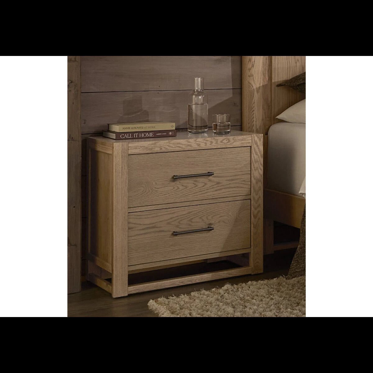 c9a9f05764772f92a9ead9ce64ff635a Lodge & Loft Nightstand - 2 Drawer - 842-227 - Image 1