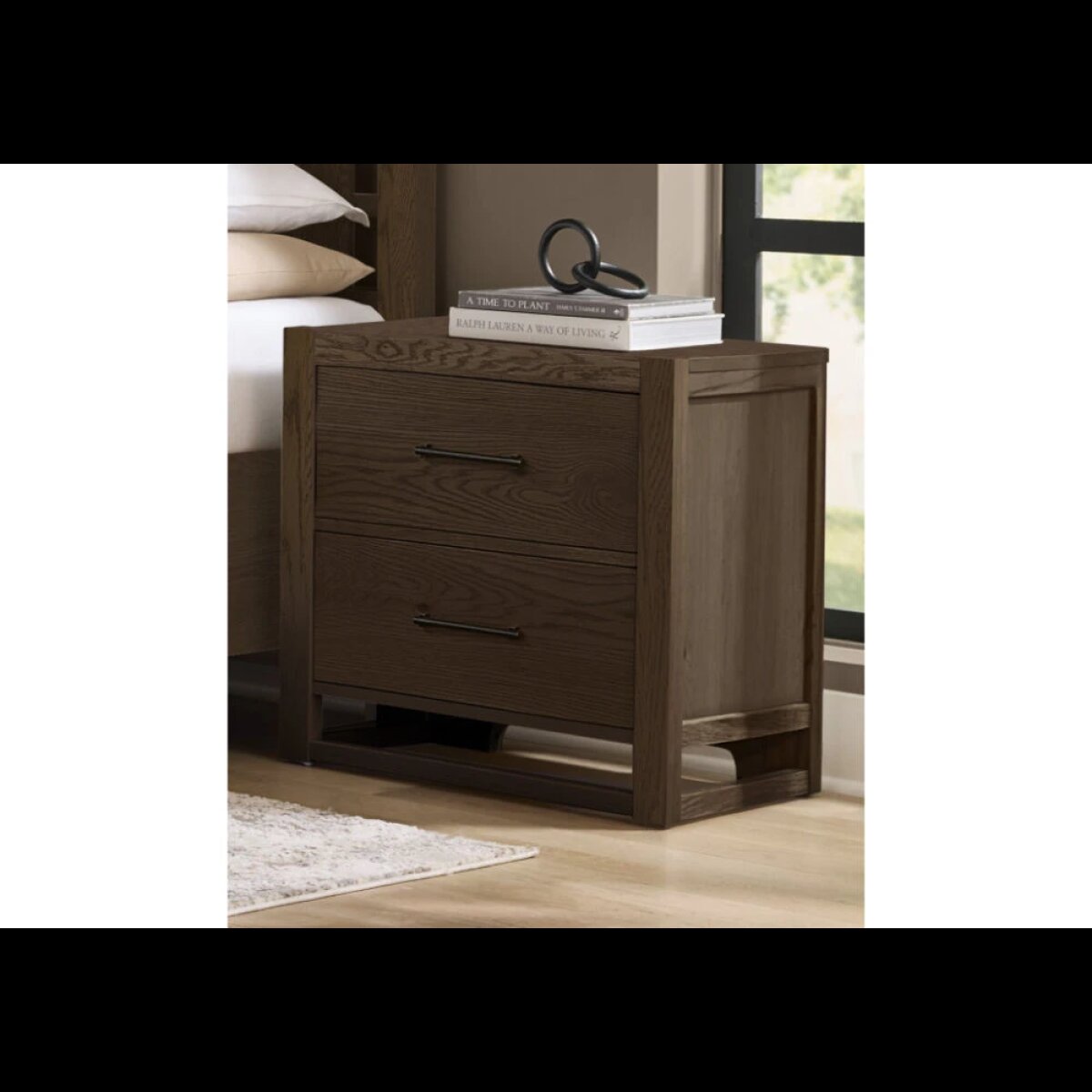 d08c5090dedfb55ced9ca64f494df289 Lodge & Loft Nightstand - 2 Drawer - 840-227 - Image 1