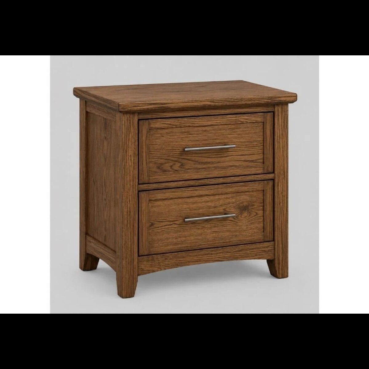 d4e596ca8d3bb025c965eb0b9ce3a4cd Jamestown Oak Night Stand - 2 Drwr - BB30-226 - Image 1