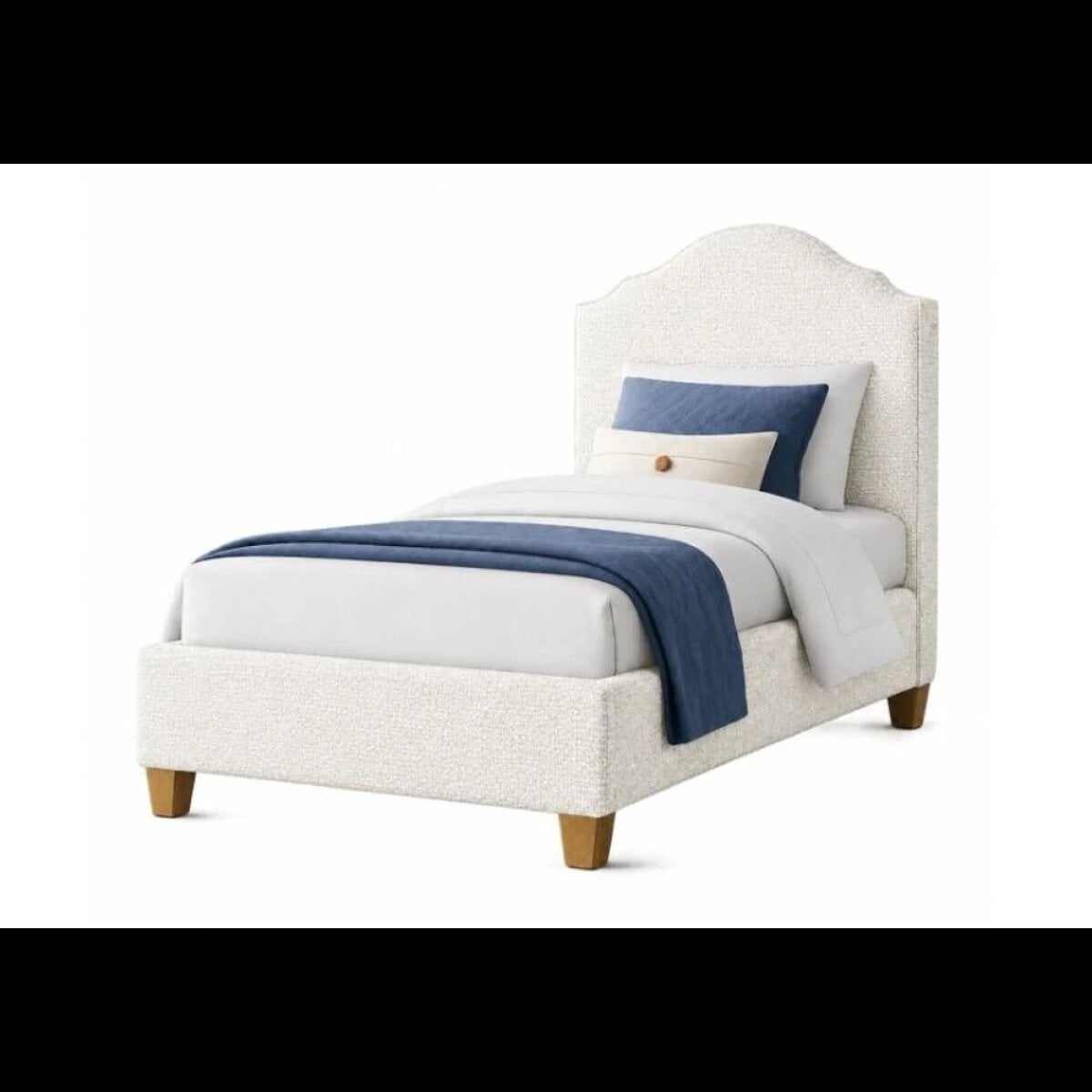 ec09edaf5ef63a79fbb888f02603429e Tide & Timber Linen Uph Twin Upholstered Bed - 830/831/833/834/835-331L - Image 1