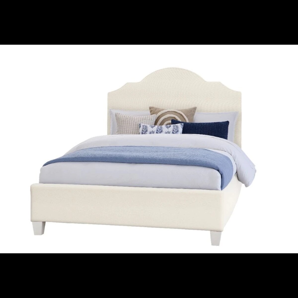 f960b2cff0e50e45458df6bf688e4d43 Tide & Timber King Linen Uph Upholstered Bed - 830/831/834/835-661L - Image 1