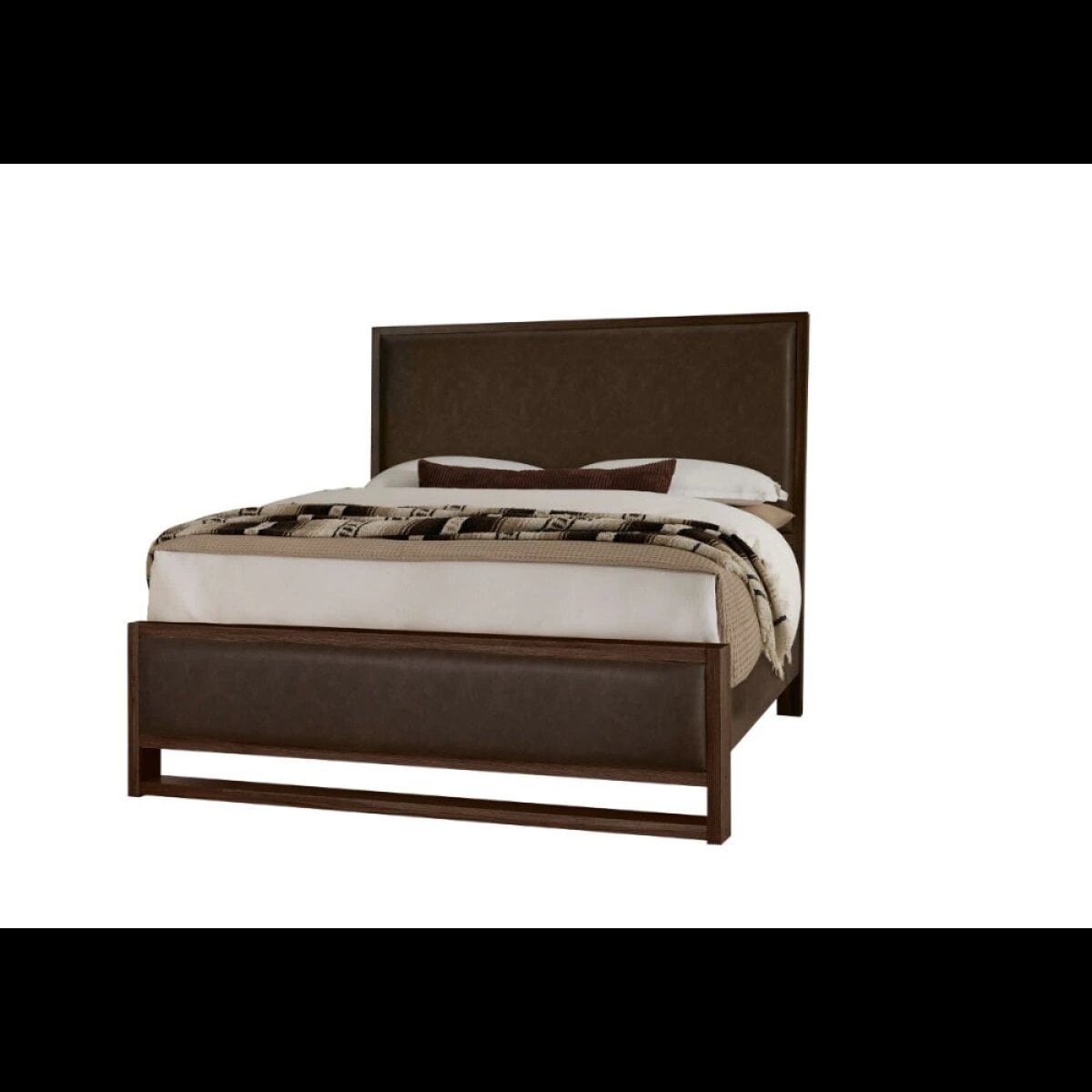 fe2f6af6766c6d637f9cccfb012bca21 Lodge & Loft California King Upholstered Bed - Sedona Brown - 840-661Y-166Y-944-MS1 - Image 1